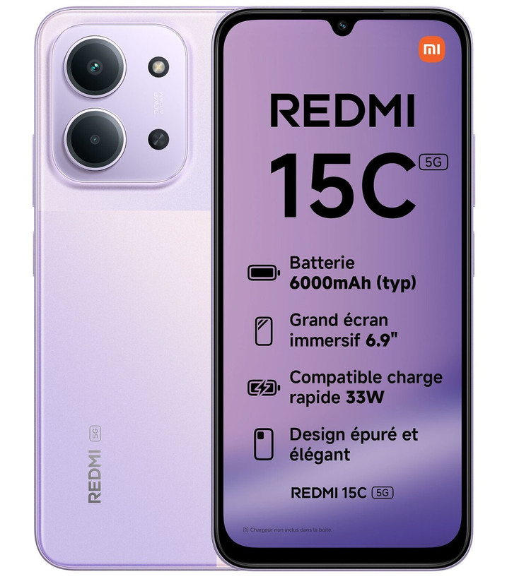 موبایل شیائومی Redmi 15C / رم 8 گیگابایت و حافظه 256