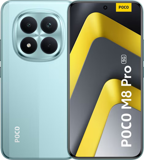 خرید موبایل شیائومی Poco M8 Pro سبز ظرفیت 512 گیگابایت و رم 12 گیگابایت