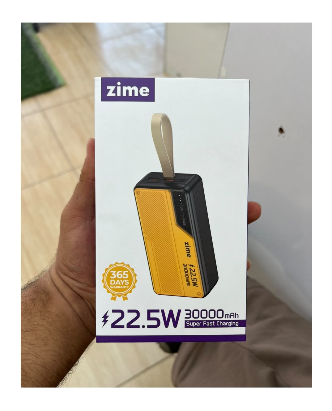 پاور بانک Zime مدل B13 ظرفیت 30000 میلی‌آمپر | فست شارژ، USB-C و شارژ همزمان