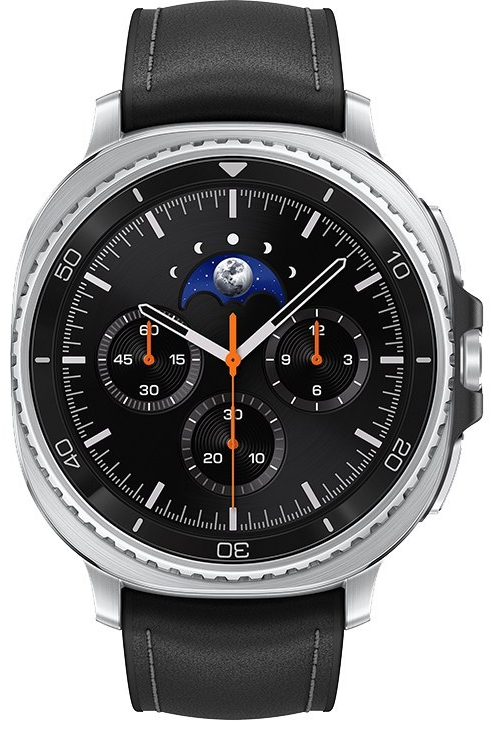 ساعت هوشمند سامسونگ Galaxy Watch 8 Classic سایز ۴۶ میلی‌متر با بند چرمی
