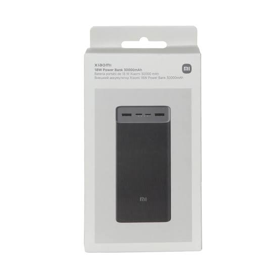 پاوربانک شیائومی مدل PB3018ZM ظرفیت 30000 میلی آمپر
