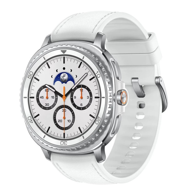 ساعت هوشمند سامسونگ Galaxy Watch 8 Classic سایز ۴۶ میلیمتر با بند چرمی