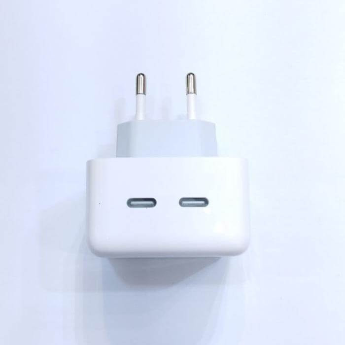 شارژر دیواری 35 وات اپل مدل Dual USB-C Port